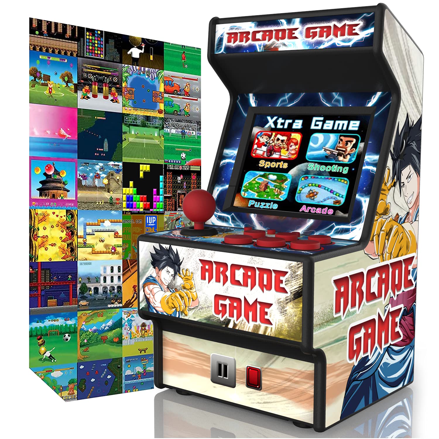 Amazon | ミニアーケードマシン、レトロゲーム機、ハンドヘルドゲーム